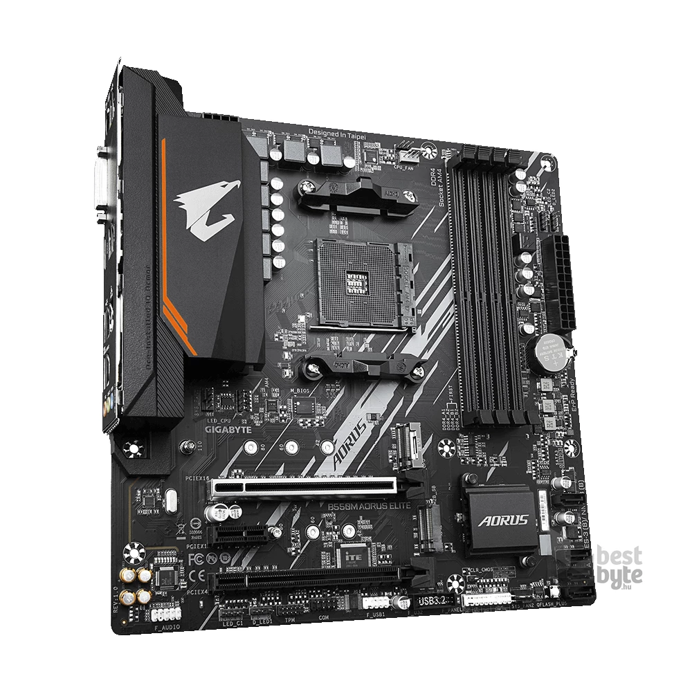 Gigabyte B550M-AORUS-ELITE AMD B550 SocketAM4 mATX alaplap