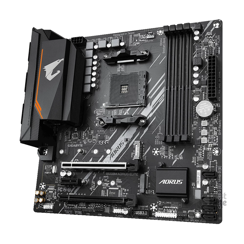 Gigabyte B550M-AORUS-ELITE AMD B550 SocketAM4 mATX alaplap
