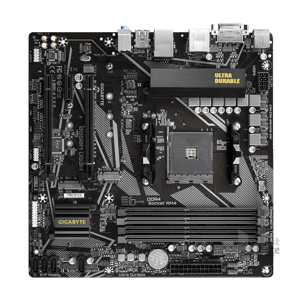 Gigabyte B550M-DS3H AMD B550 SocketAM4 mATX alaplap
