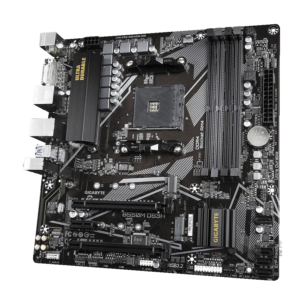 Gigabyte B550M-DS3H AMD B550 SocketAM4 mATX alaplap