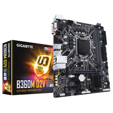 Gigabyte GA-B360M-D2V Intel B360 LGA1151 mATX alaplap