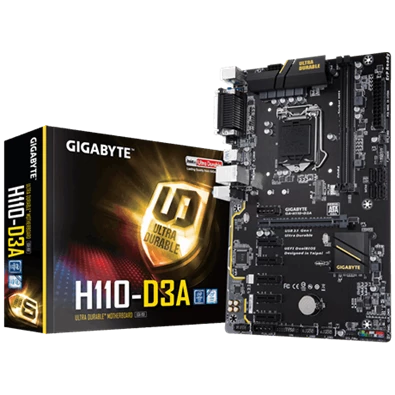 Gigabyte H110-D3A Intel H110 LGA1151 ATX alaplap