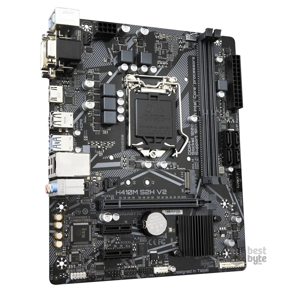 Gigabyte H410M S2H V2 Intel H410M LGA1200 mATX alaplap