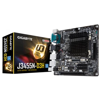 Gigabyte J3455N-D3H + J3455 CPU mini-ITX alaplap