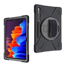 Gigapack GP-100484 Galaxy Tab S8 Plus LTE (SM-X806) / WIFI (SM-X800) / Tab S7 Plus (SM-T976) fekete műanyag tok