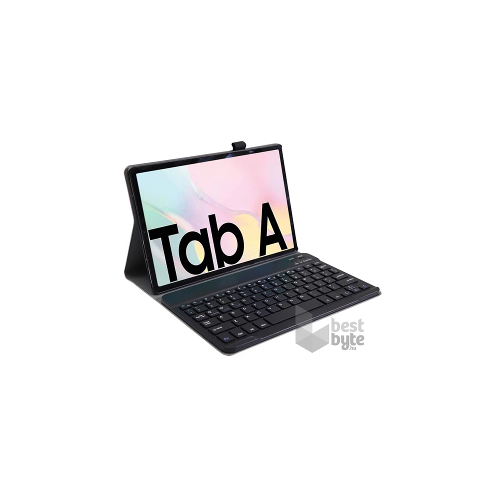 Gigapack GP-101061 Galaxy Tab A7 10.4 (2022) SM-T503 / A7 10.4 (2020) SM-T505 fekete bőr hatású billentyűzetes tok