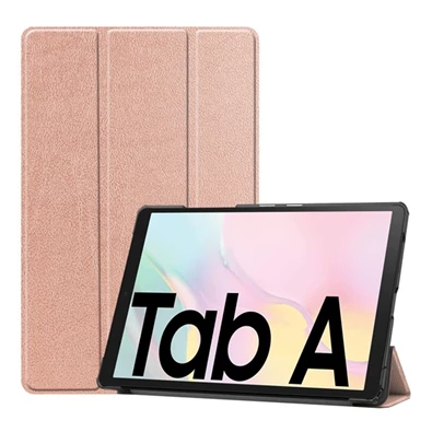 Gigapack GP-102801 Galaxy Tab A7 10.4 (2022) WIFI SM-T503 / (2020) LTE SM-T505 rózsaarany bőr hatású oldalra nyíló tok