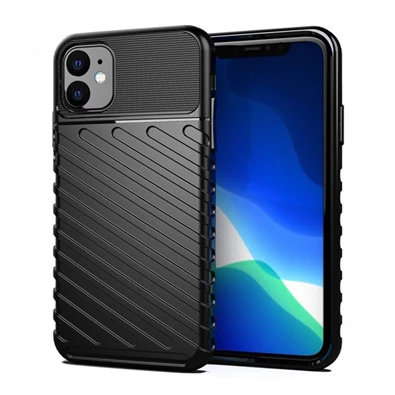 Gigapack GP-104084 iPhone 11 fekete szilikon hátlap