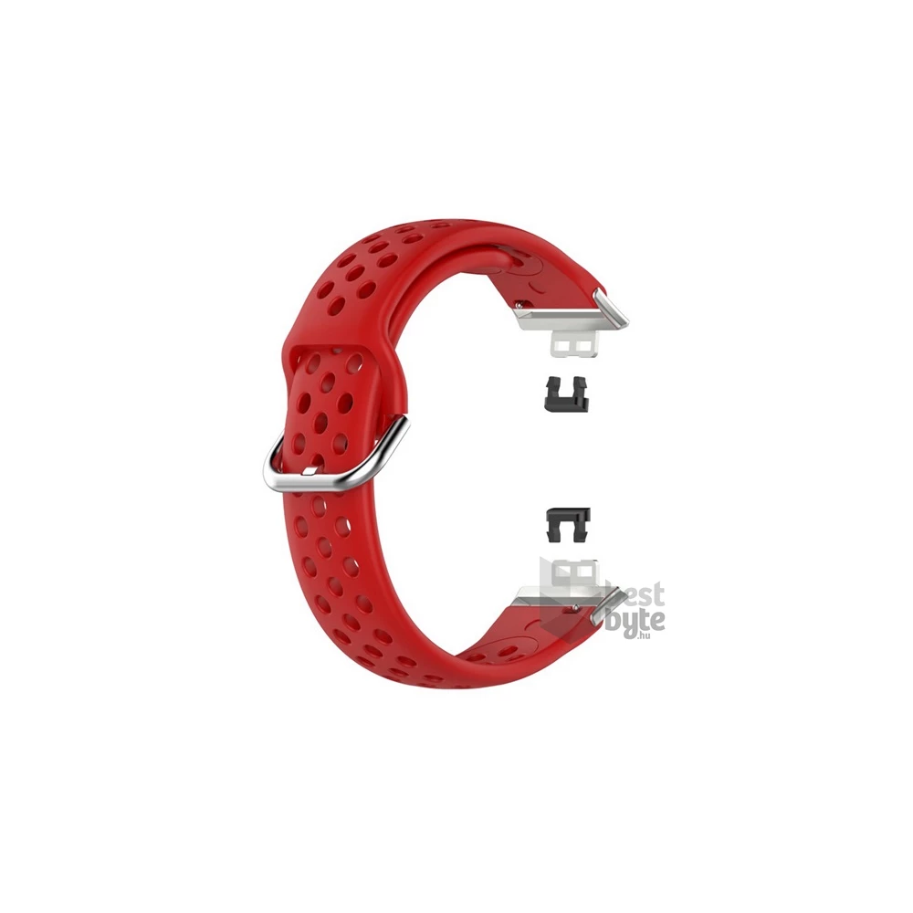 Gigapack GP-104806 Huawei Watch Fit piros szilikon óraszíj