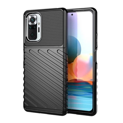 Gigapack GP-106329 Xiaomi Redmi Note 10 Pro 4G fekete szilikon hátlap