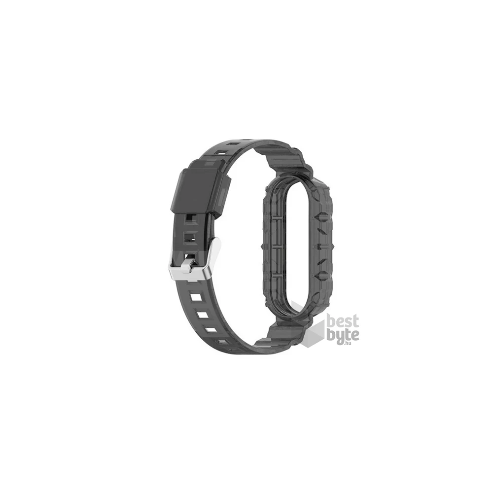 Gigapack GP-107228 Xiaomi Mi Band 5 / Mi Band 6 fekete szilikon óraszíj