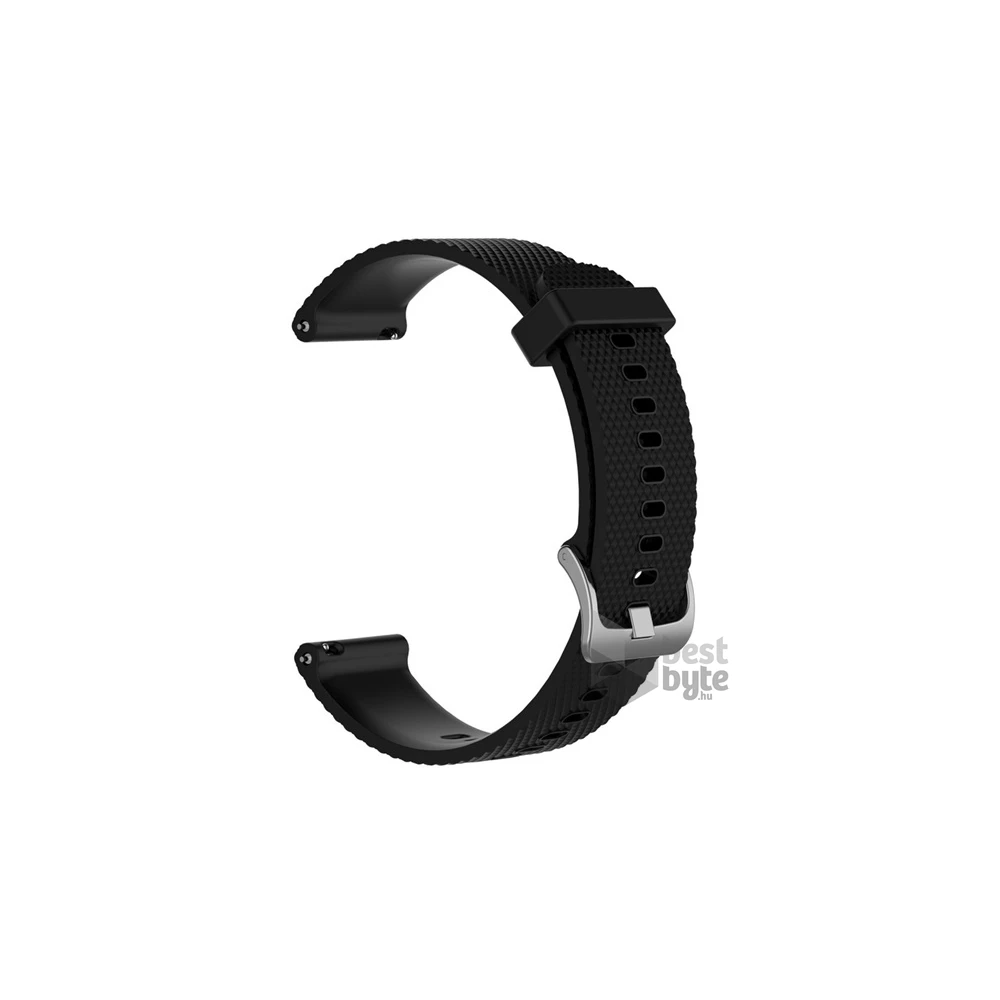 Gigapack GP-108540 Garmin Vivomove HR / Vivoactive 3 fekete szilikon óraszíj