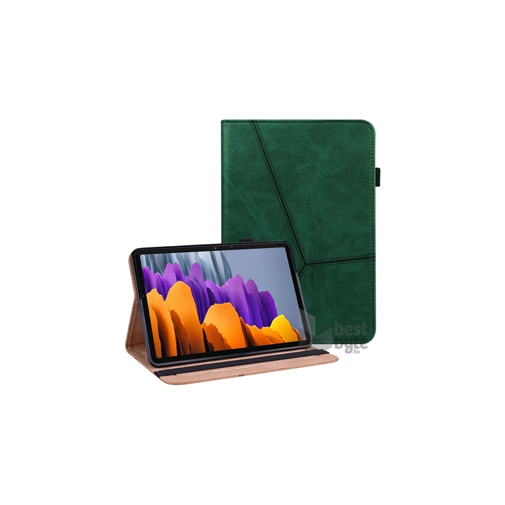Gigapack GP-109567 Samsung Galaxy Tab S8 LTE (SM-X706)/S8 WIFI(SM-X700)/S7 LTE 5G(SM-T876) sötétzöld oldalra nyíló tok