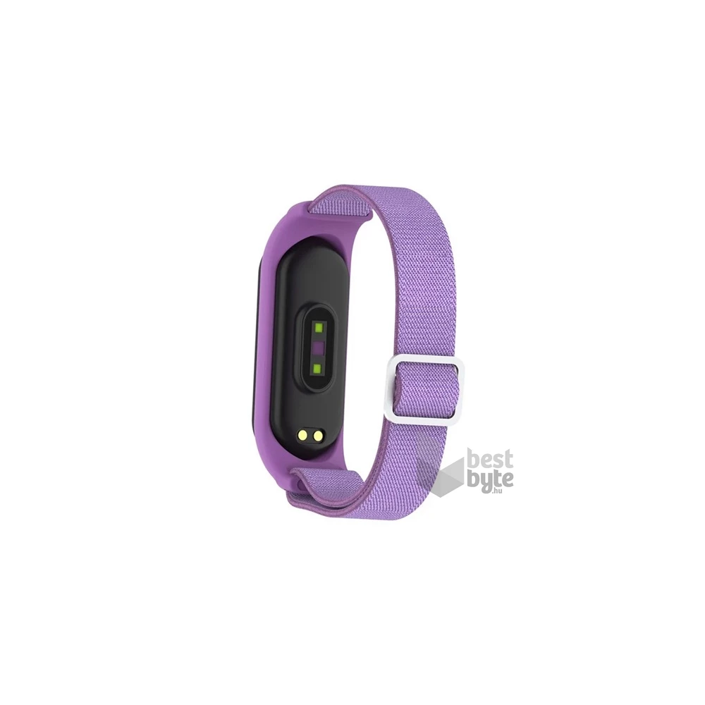 Gigapack GP-110036 Xiaomi Mi Band 6 / Mi Band 5 / MI Band 4 lila textil óraszíj