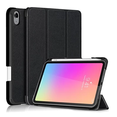 Gigapack GP-110740 iPad mini 6 (2021) fekete bőr hatású oldalra nyíló tok