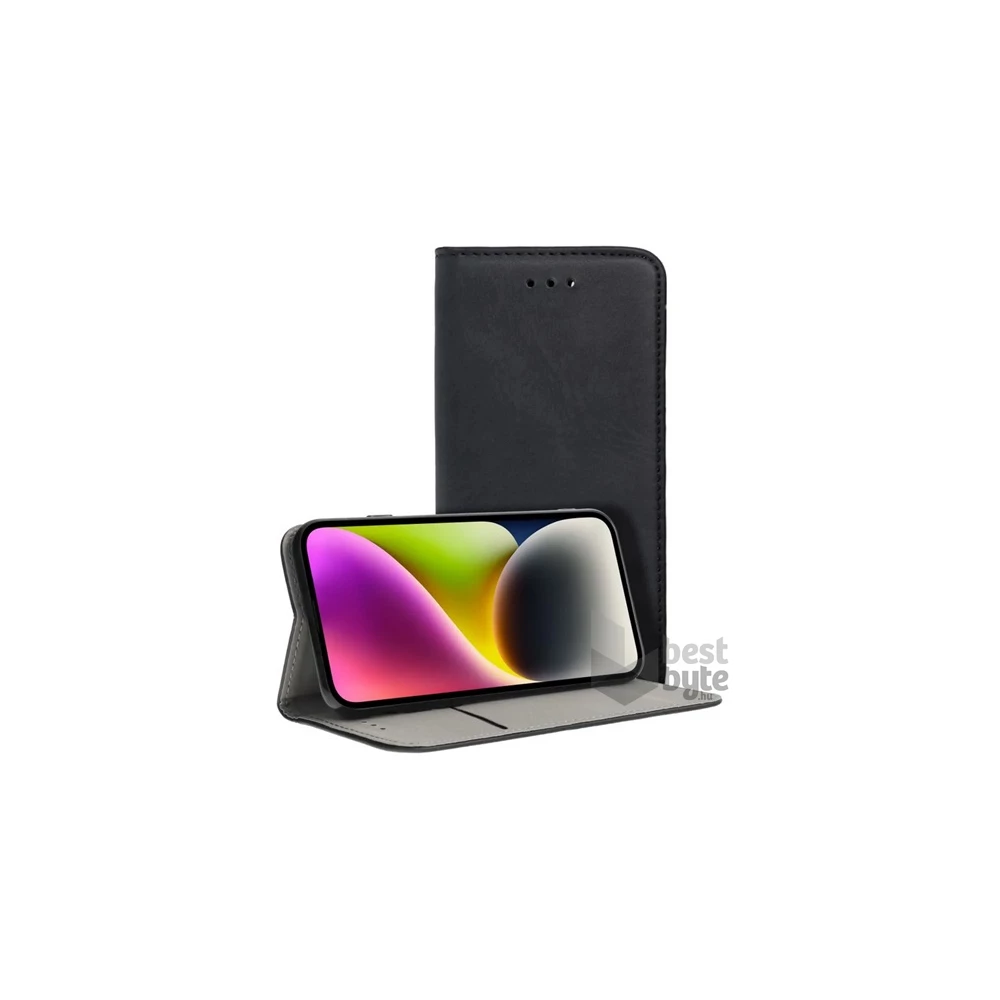 Gigapack GP-112634 Galaxy S22 Plus 5G (SM-S906) fekete bőr hatású oldalra nyíló tok