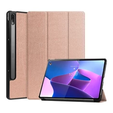 Gigapack GP-121295 Lenovo Tab P12 Pro (TB-Q706F) rózsaarany bőr hatású oldalra nyíló tok