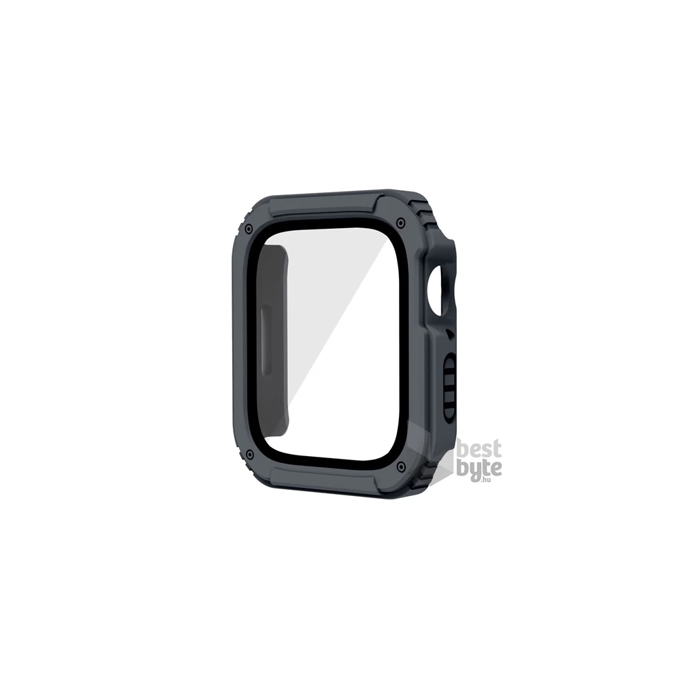 Gigapack GP-125021 Apple Watch Series SE 2 40mm / Series 6 40mm / Series 5 40mm sötétszürke műanyag keret + kijelzővédő