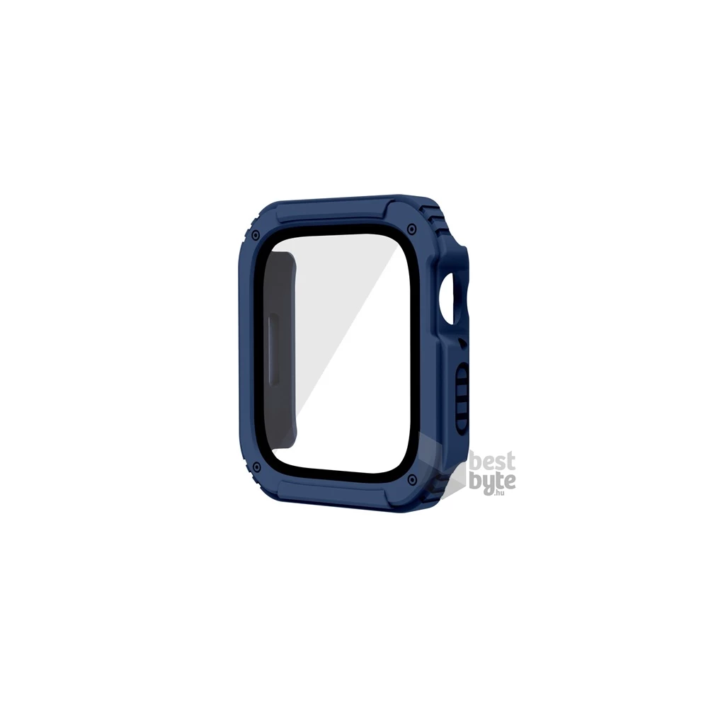 Gigapack GP-125073 Apple Watch Series SE 2 40mm / Series 6 40mm / Series 5 40mm sötétkék műanyag keret + kijelzővédő