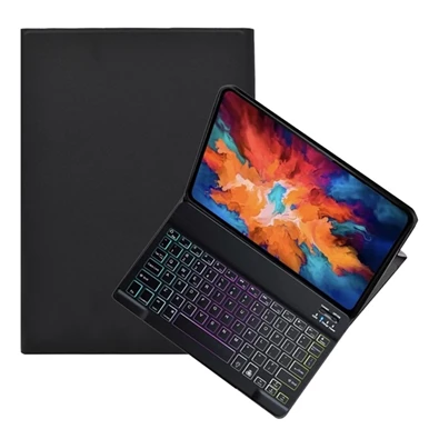 Gigapack GP-126366 Lenovo Tab P11 Plus (TB-J616F)/P11 5G (TB-J607Z)/P11 (TB-J606F) fekete bőr hatású billentyűzetes tok