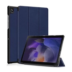 Gigapack GP-126373 Samsung Galaxy Tab A8 10.5 LTE (2021)SM-X205/WIFI(2021) SM-X200 sötétkék bőr hatású oldalra nyíló tok