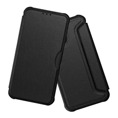 Gigapack GP-129179 Galaxy S22 5G (SM-S901) fekete bőr hatású oldalra nyíló tok