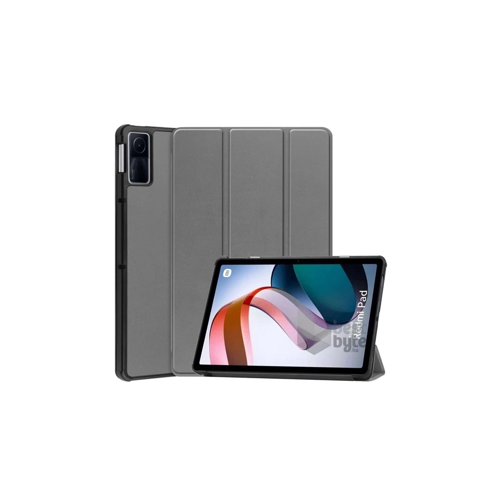 Gigapack GP-133953 Xiaomi Redmi Pad szürke bőr hatású oldalra nyíló tok