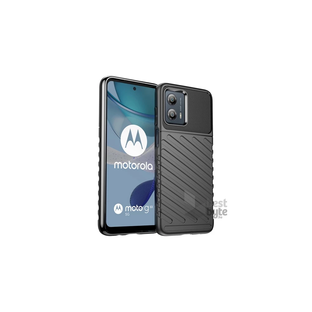 Gigapack GP-136732 Motorola Moto G53 (XT2335) fekete szilikon hátlap