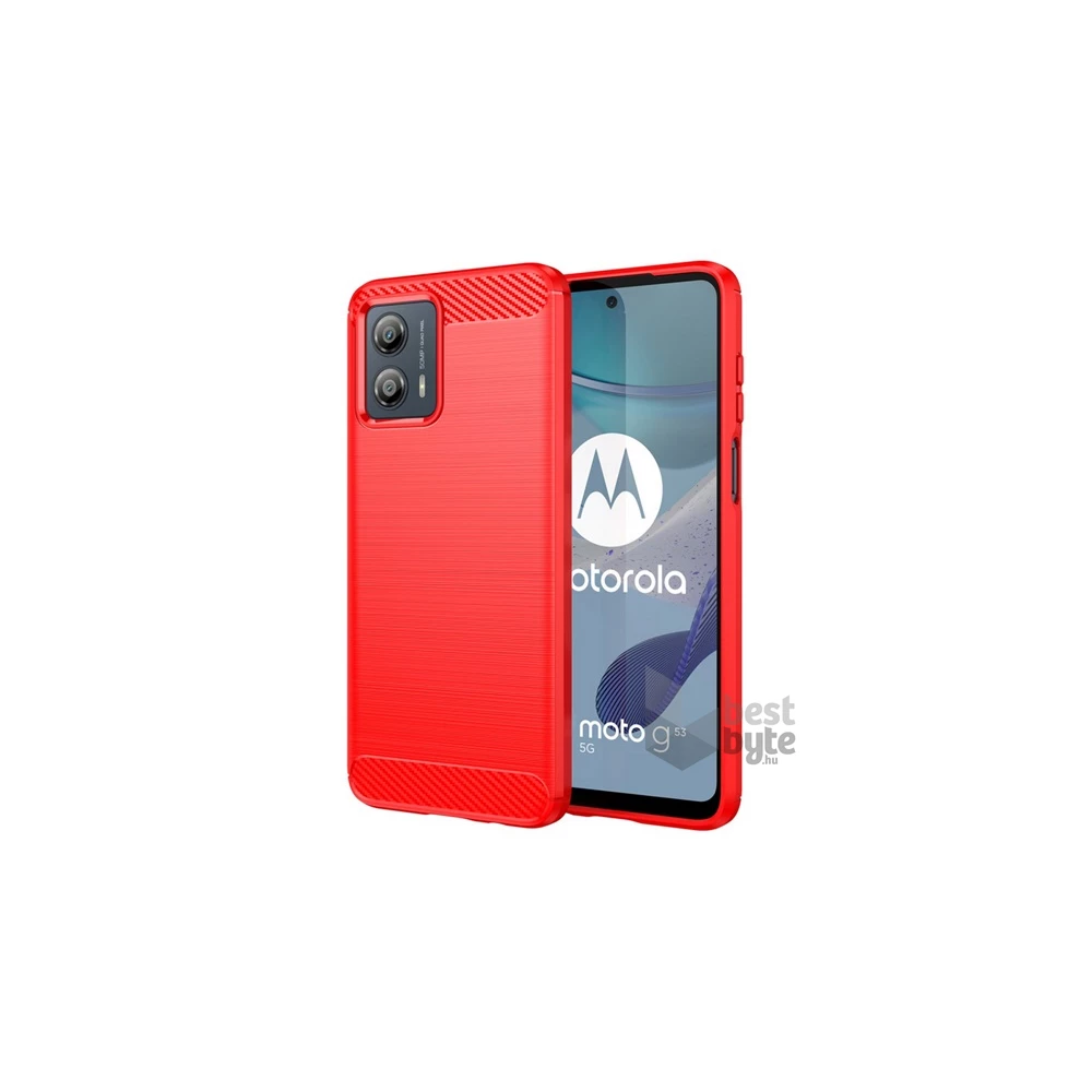 Gigapack GP-136878 Motorola Moto G53 (XT2335) piros szilikon hátlap