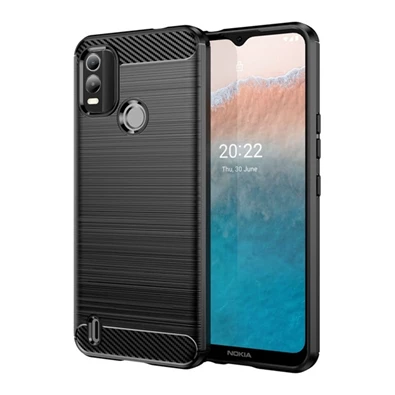 Gigapack GP-137163 Nokia C21 Plus fekete szilikon hátlap