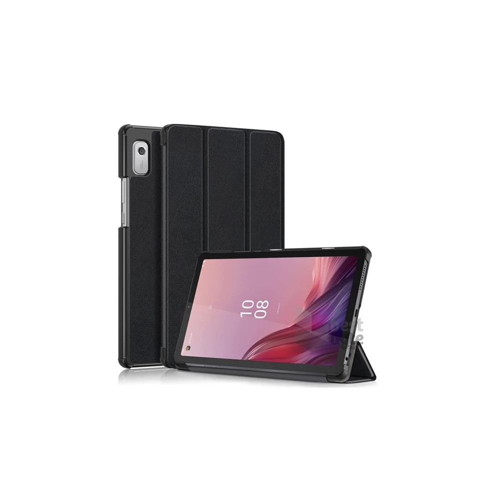Gigapack GP-138220 Lenovo Tab M9 (TB310X) LTE/Tab M9 (TB310F) WIFI fekete bőr hatású oldalra nyíló tok