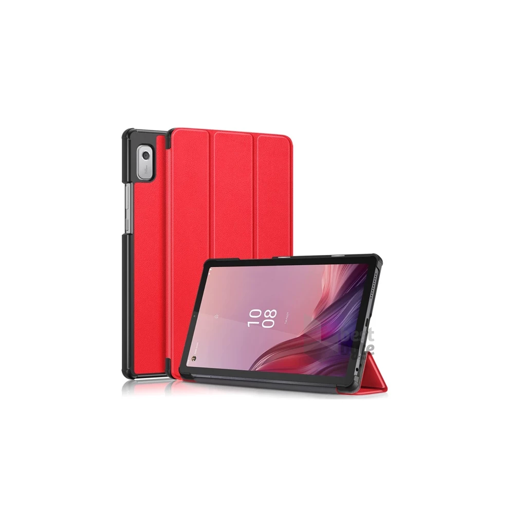 Gigapack GP-138222 Lenovo Tab M9 (TB310X) LTE / Tab M9 (TB310F) WIFI piros bőr hatású tablet tok