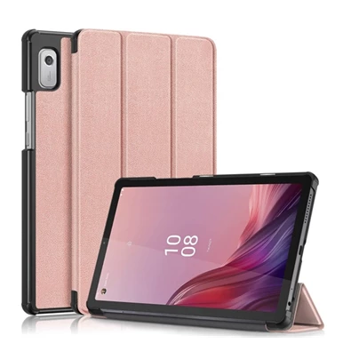 Gigapack GP-138223 Lenovo Tab M9 (TB310X) LTE/Tab M9 (TB310F) WIFI rózsaarany bőr hatású oldalra nyíló tok
