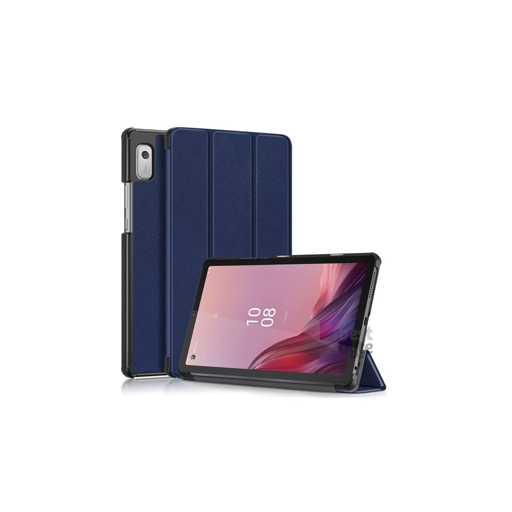 Gigapack GP-138224 Lenovo Tab M9 (TB310X) LTE/Tab M9 (TB310F) WIFI sötétkék bőr hatású oldalra nyíló tok