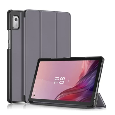 Gigapack GP-138228 Lenovo Tab M9 (TB310F) WIFI/Tab M9 (TB310X) LTE szürke bőr hatású oldalra nyíló tok