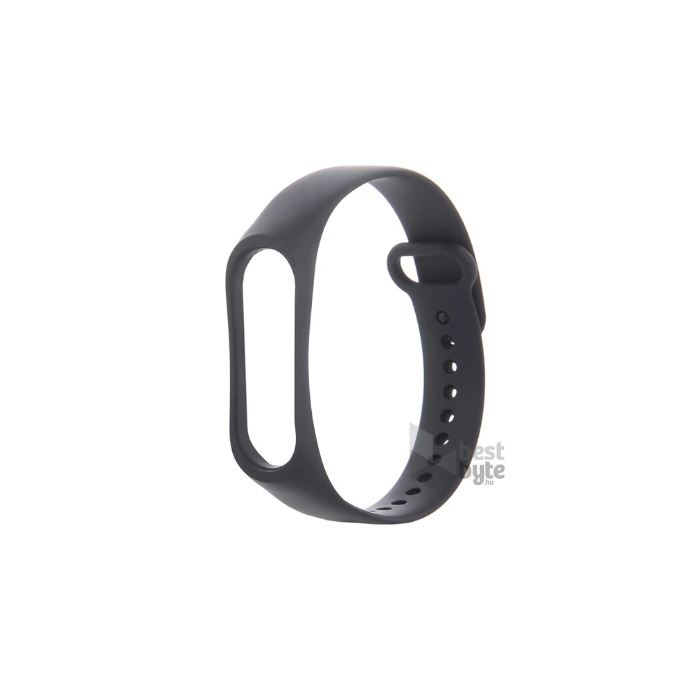 Gigapack GP-138837 Xiaomi Mi Band 6  / Mi Band 5 fekete szilikon óraszíj