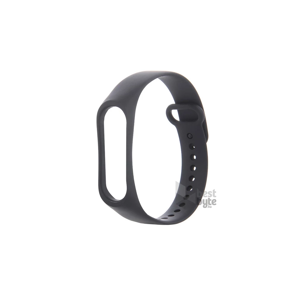 Gigapack GP-138837 Xiaomi Mi Band 6  / Mi Band 5 fekete szilikon óraszíj