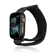 Gigapack GP-141129 Apple Watch Series 9 41mm / Watch Series 8 41mm / Watch Series 7 41mm fekete nylon óraszíj