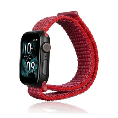 Gigapack GP-141132 Apple Watch Series 9 41mm / Watch Series 8 41mm / Watch Series 7 41mm piros nylon óraszíj