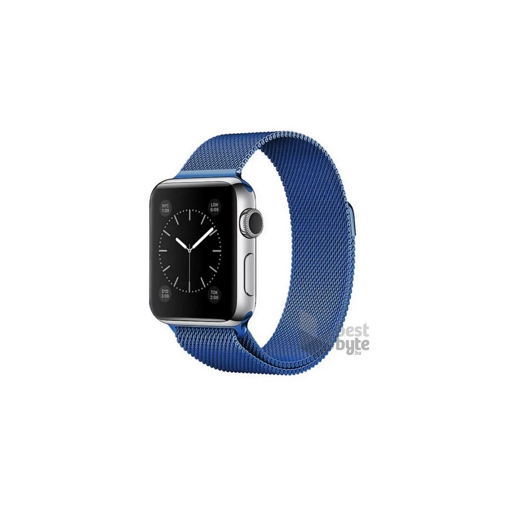 Gigapack GP-142725 Apple Watch Series 9 41mm / Watch Series 8 41mm / Watch Series 7 41mm sötétkék fém óraszíj