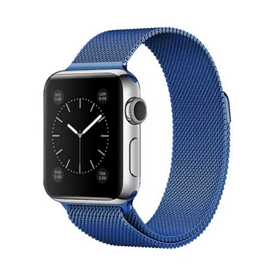 Gigapack GP-142725 Apple Watch Series 9 41mm / Watch Series 8 41mm / Watch Series 7 41mm sötétkék fém óraszíj