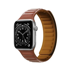 Gigapack GP-142772 Apple Watch Series 9 41mm / Watch Series 8 41mm / Watch Series 7 41mm barna szilikon óraszíj