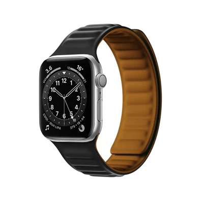 Gigapack GP-142776 Apple Watch Series SE 40mm / Watch Series SE 2 40mm / Watch Series 6 40mm fekete szilikon óraszíj