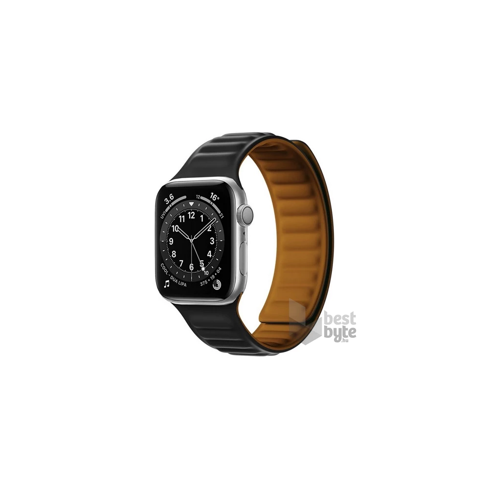 Gigapack GP-142776 Apple Watch Series SE 40mm / Watch Series SE 2 40mm / Watch Series 6 40mm fekete szilikon óraszíj