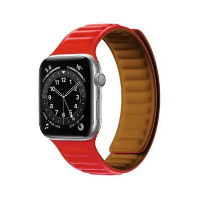 Gigapack GP-142778 Apple Watch Series SE 40mm / Watch Series SE 2 40mm / Watch Series 6 40mm piros szilikon óraszíj