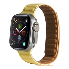Gigapack GP-142782 Apple Watch Series 9 41mm / Watch Series 8 41mm / Watch Series 7 41mm sárga szilikon óraszíj