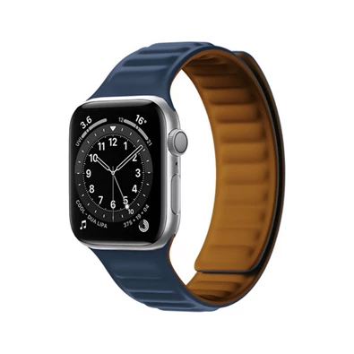 Gigapack GP-142785 Apple Watch Series 9 41mm / Watch Series SE 40mm / Watch Series SE 2 40mm sötétkék szilikon óraszíj