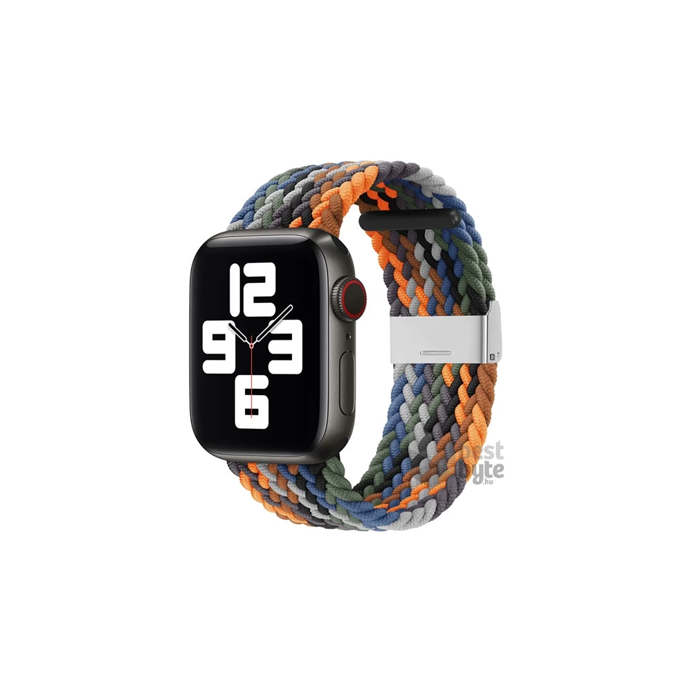 Gigapack GP-142819 Apple Watch Ultra 2 49mm / Watch Series 9 45mm / Watch Series 3 42mm szürke textil óraszíj