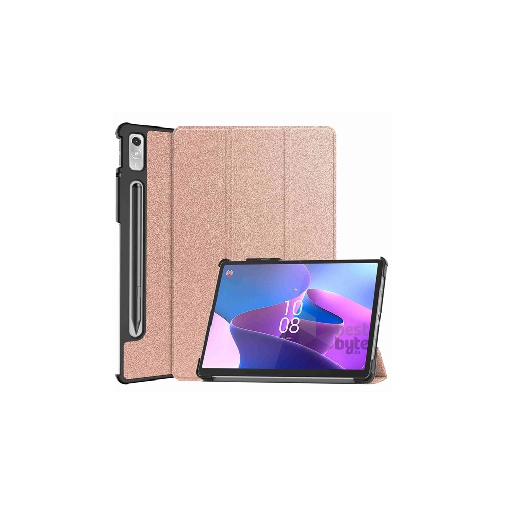 Gigapack GP-143463 Lenovo Tab P11 Pro Gen2 (TB132FU) WIFI rózsaarany bőr hatású oldalra nyíló tok
