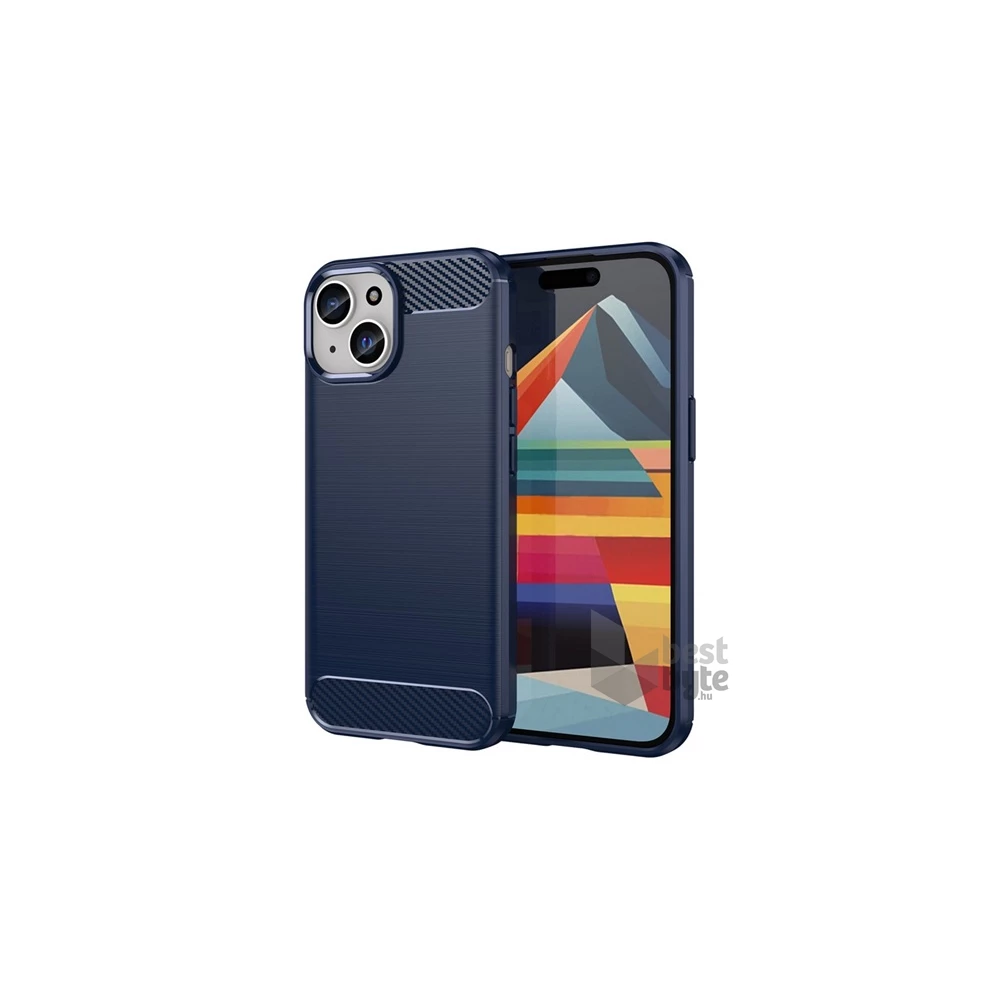 Gigapack GP-144944 iPhone 15 sötétkék szilikon hátlap